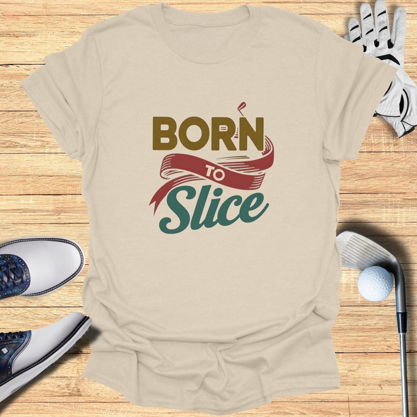 Born To Slice T-Shirt - Funny Golf Tee by Swing Epic