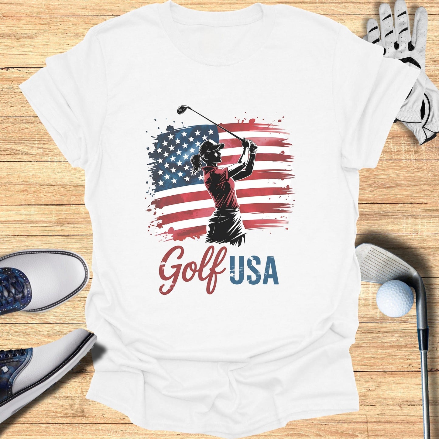 Golf USA T-Shirt - Funny Golf Tee by Swing Epic