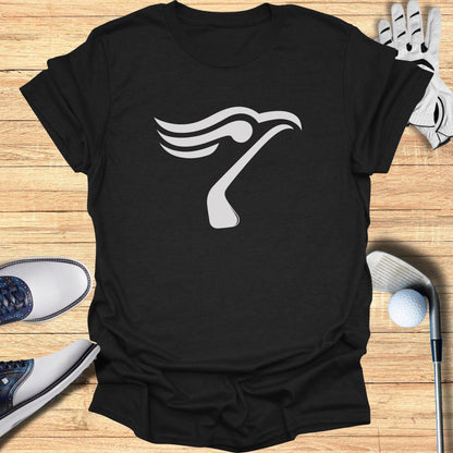 Stylized Bird Golf T-Shirt for Enthusiasts of the Sport