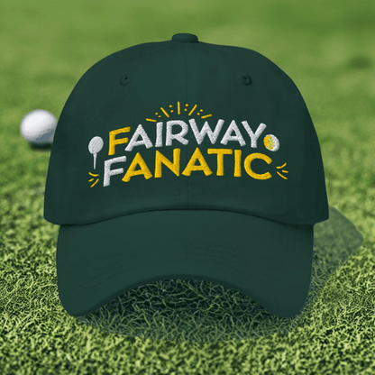 Fairway Fanatic Embroidered Golf Cap - Funny Golf Tee by Swing Epic