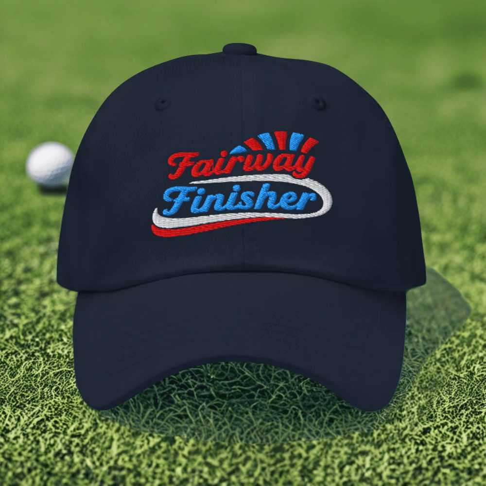 Fairway Finisher Embroidered Golf Cap - Funny Golf Tee by Swing Epic