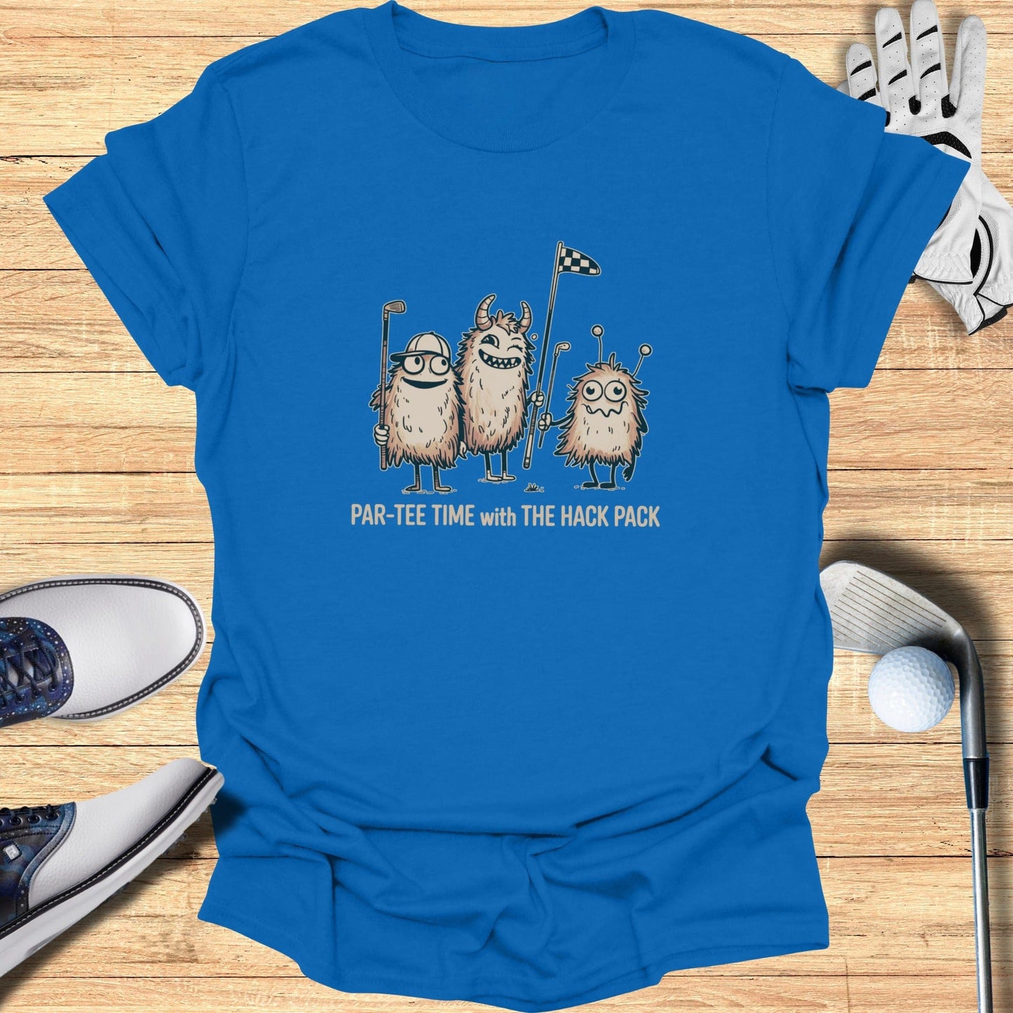 Par-Tee with the Hack Pack T-Shirt - Funny Golf Tee by Swing Epic