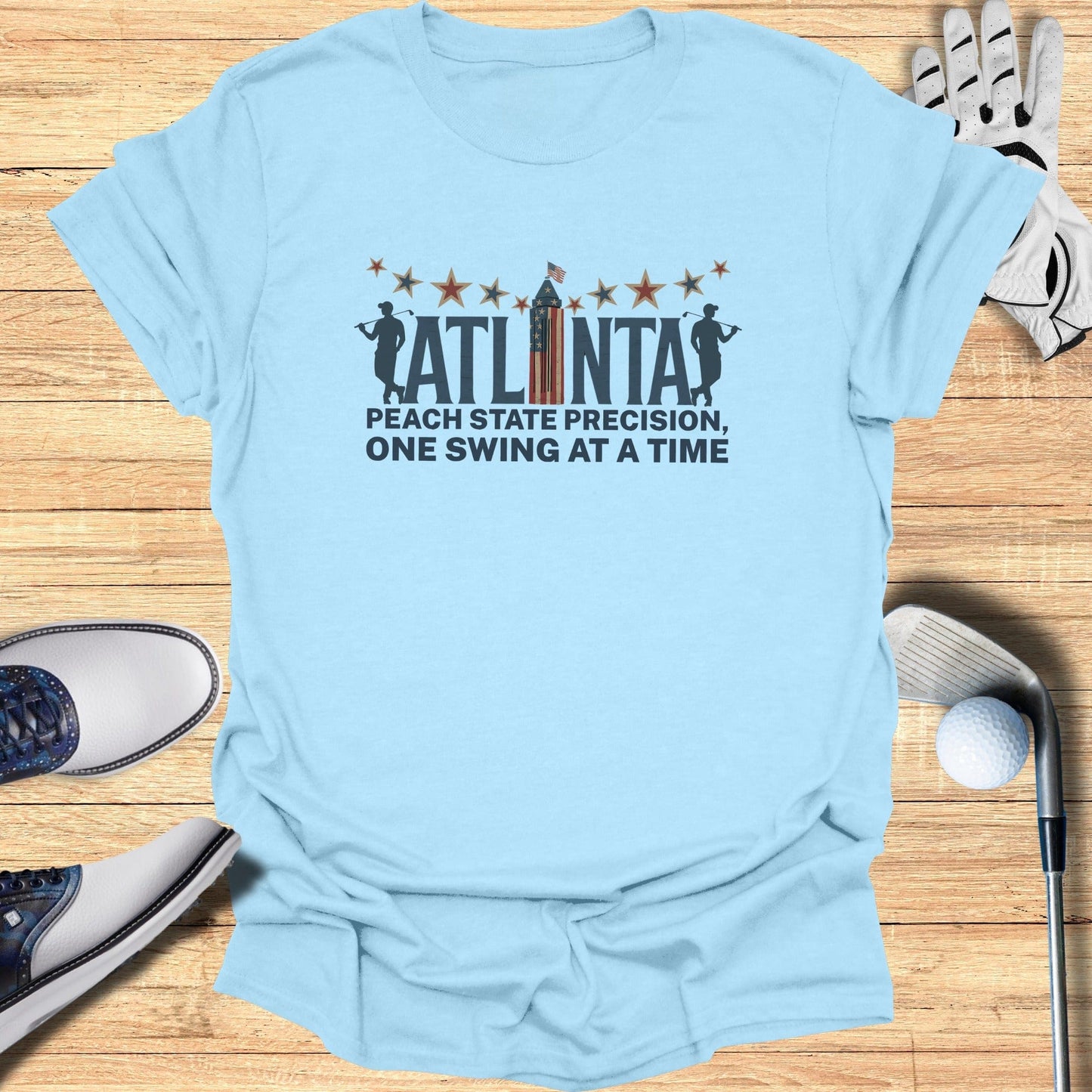 Atlanta Golf T-Shirt - Funny Golf Tee by Swing Epic