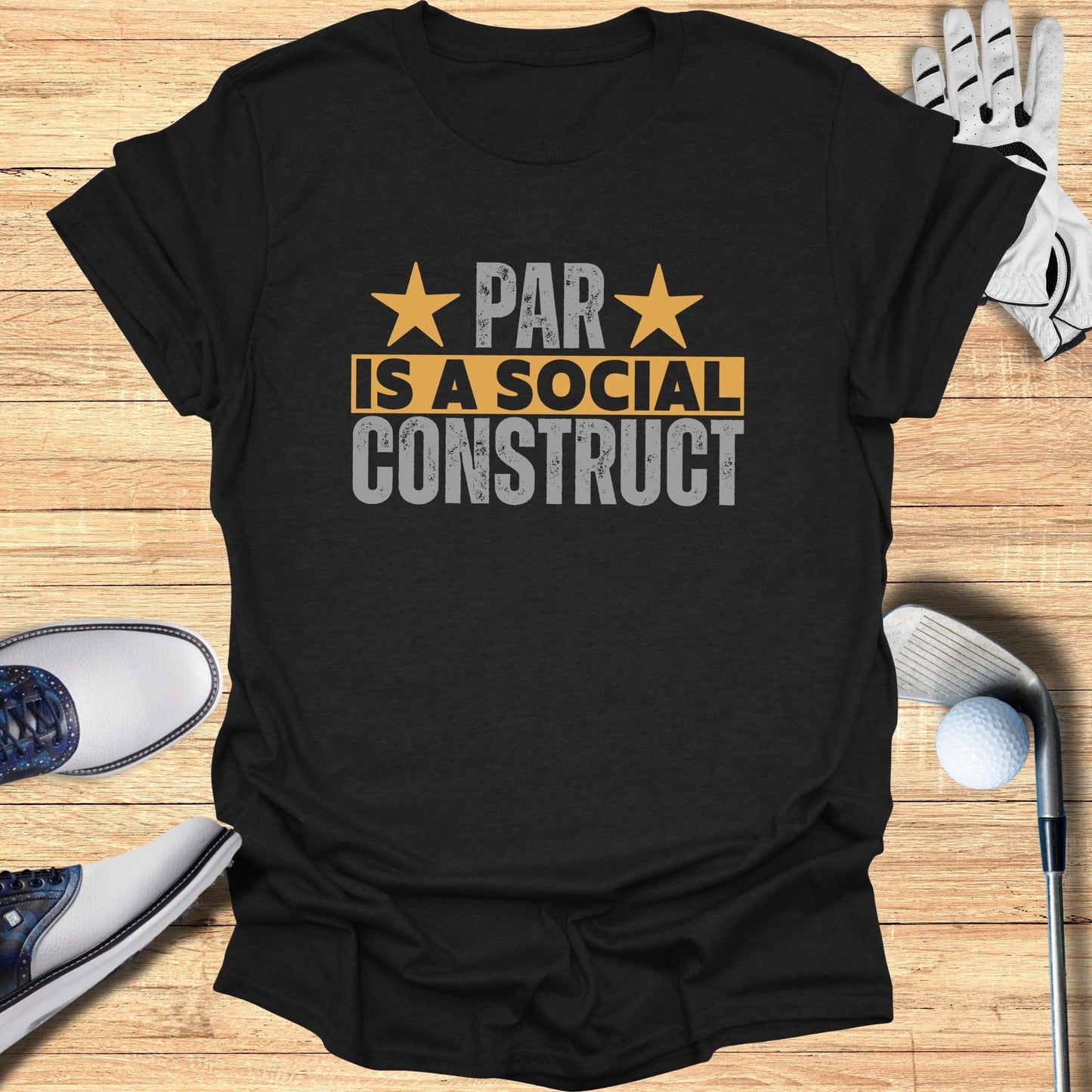Par Is a Construct T-Shirt - Funny Golf Tee by Swing Epic