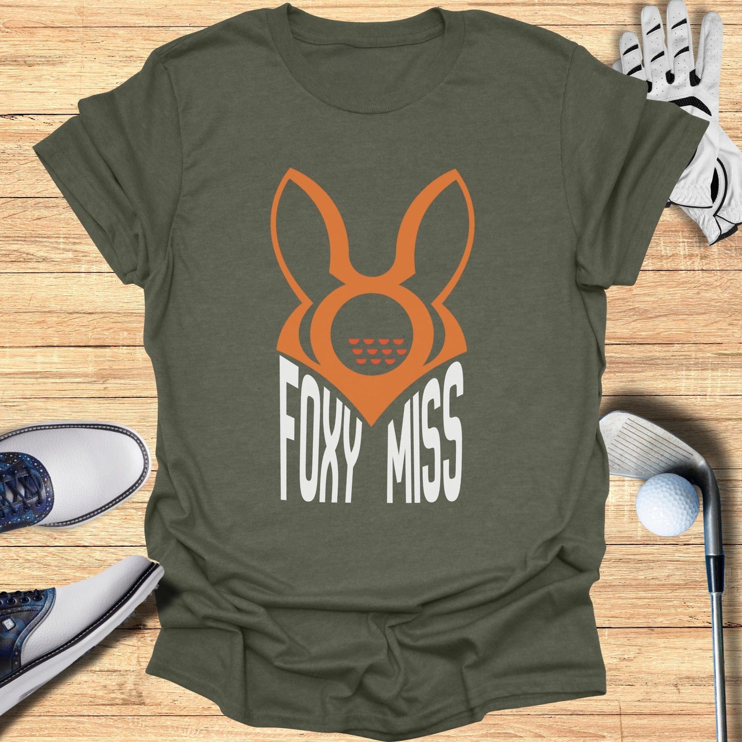 Foxy Miss Graphic T-Shirt for Golf Enthusiasts