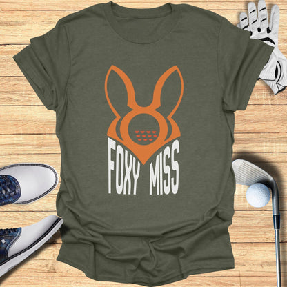Foxy Miss Graphic T-Shirt for Golf Enthusiasts