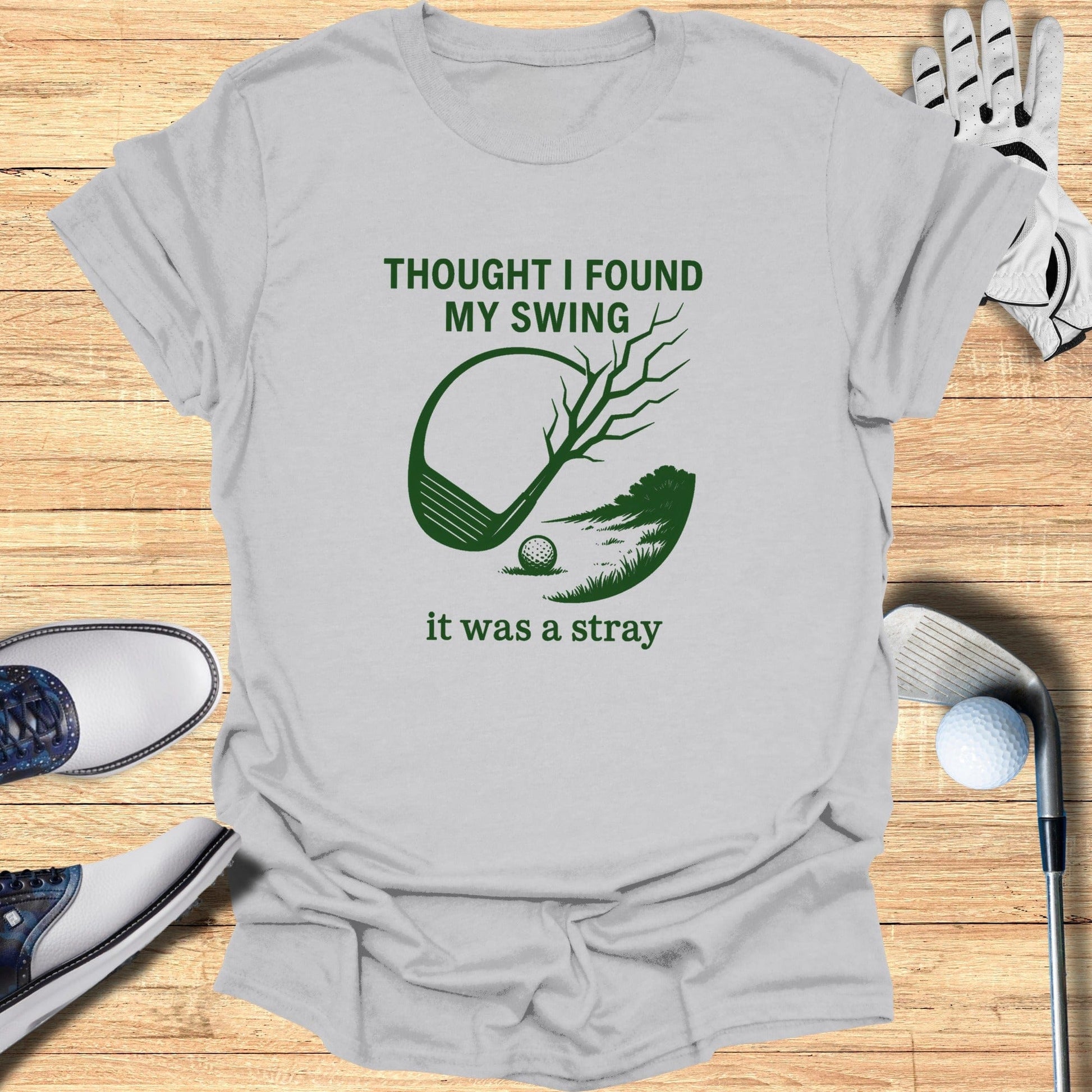 Stray Swing T-Shirt - Funny Golf Tee by Swing Epic