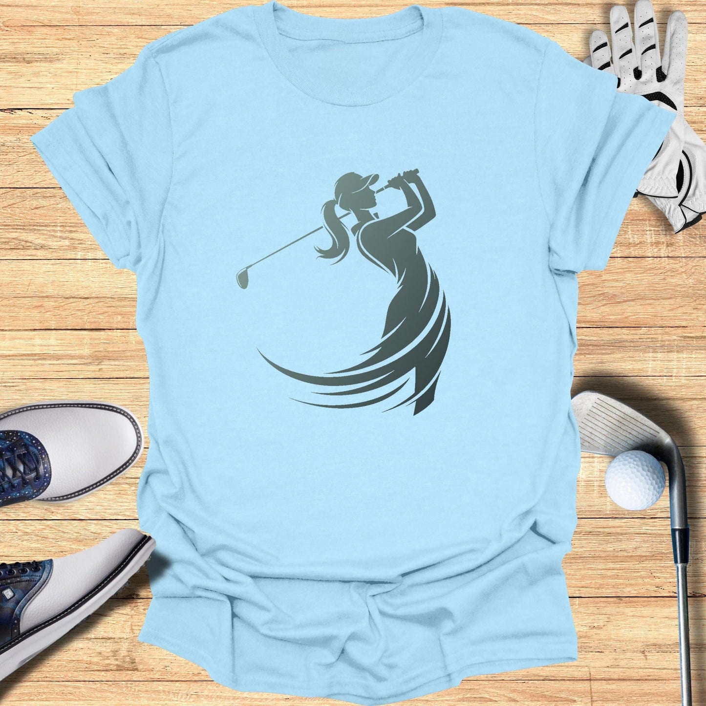 Swing Like a Woman T-Shirt - Funny Golf Tee by Swing Epic
