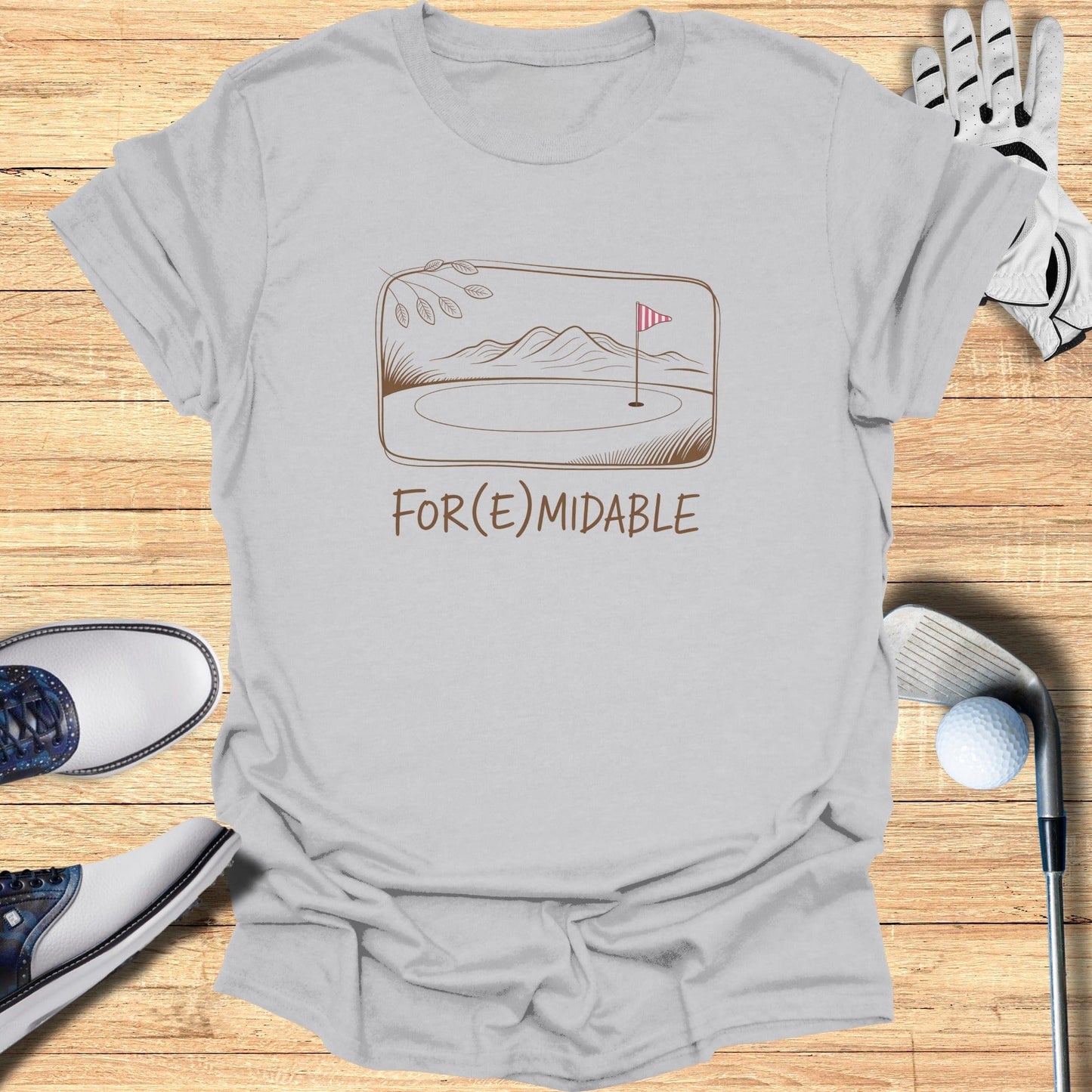 Fore-midable T-Shirt - Funny Golf Tee by Swing Epic