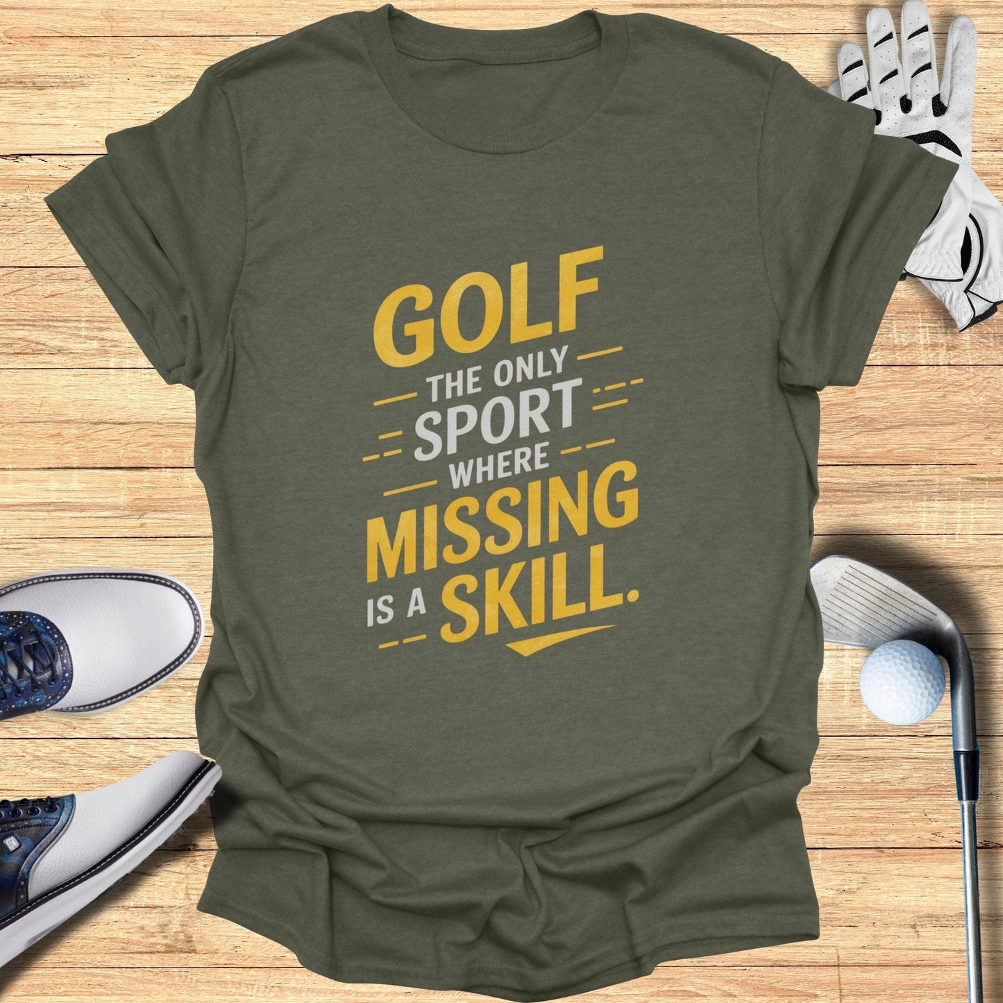 Golf The Only Sport T-Shirt - Funny Golf Tee by Swing Epic