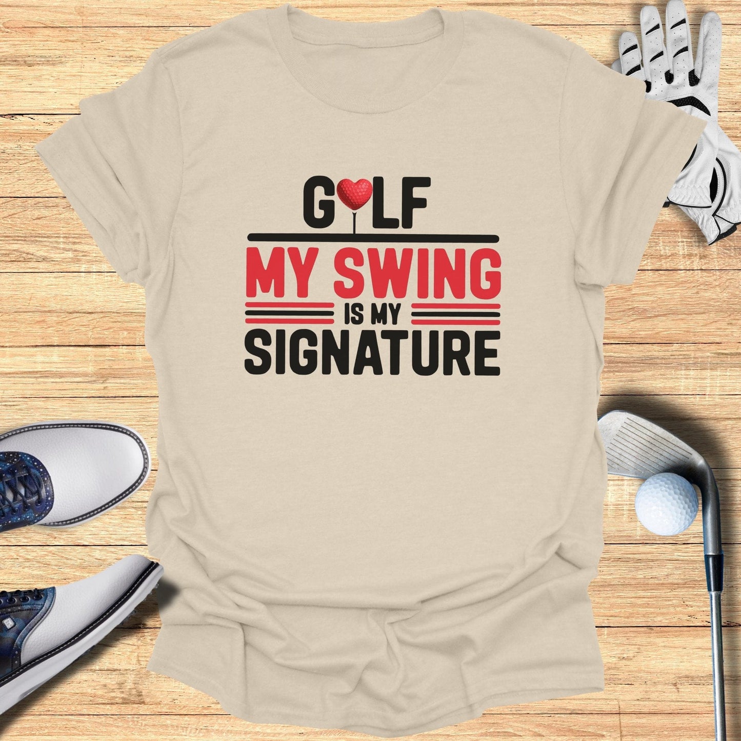 My Swing Is My Signature T-Shirt - Funny Golf Tee by Swing Epic
