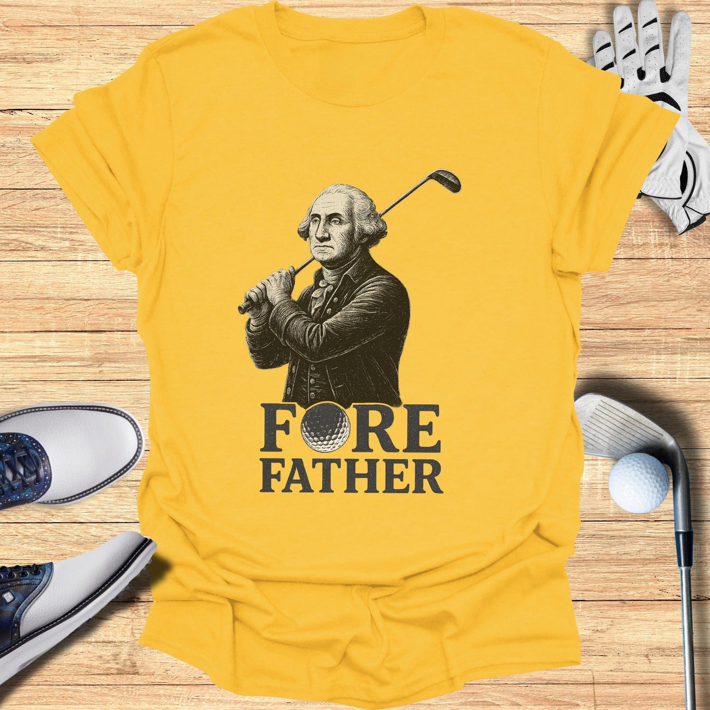 Fore Father T-Shirt - Funny Golf Tee by Swing Epic