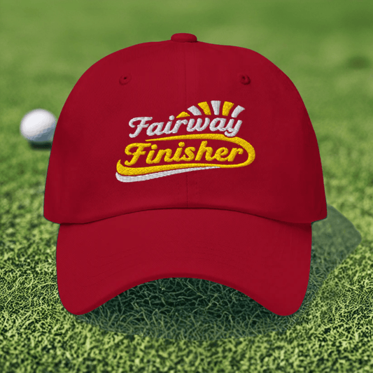 Fairway Finisher Embroidered Golf Cap - Funny Golf Tee by Swing Epic