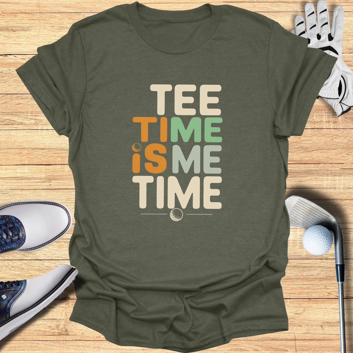 Tee Time Is Me Time T-Shirt - Funny Golf Tee by Swing Epic