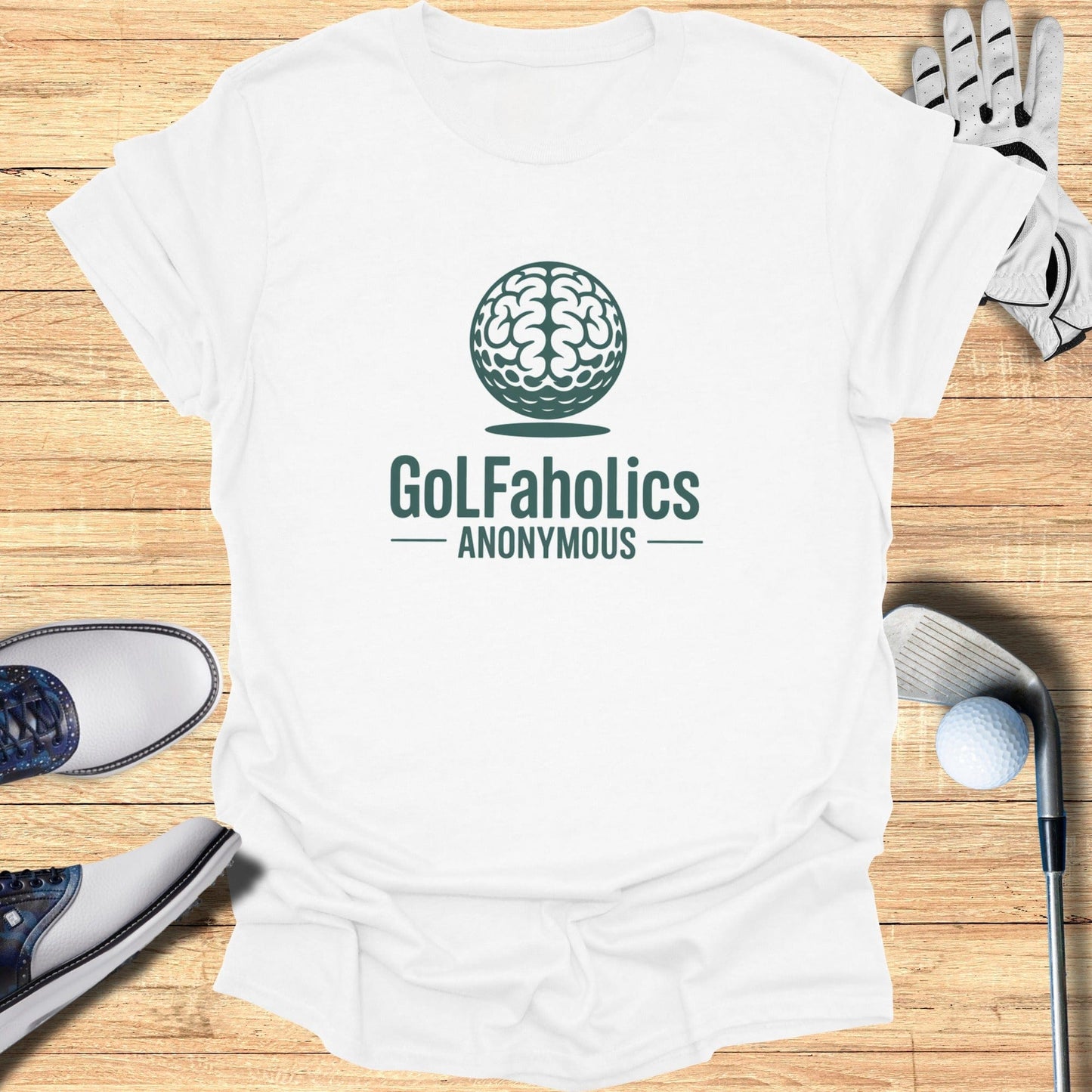 Golfaholics Anonymous T-Shirt - Funny Golf Tee by Swing Epic