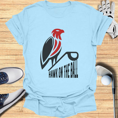 Hawk On The Ball Graphic Tee for Sports Lovers