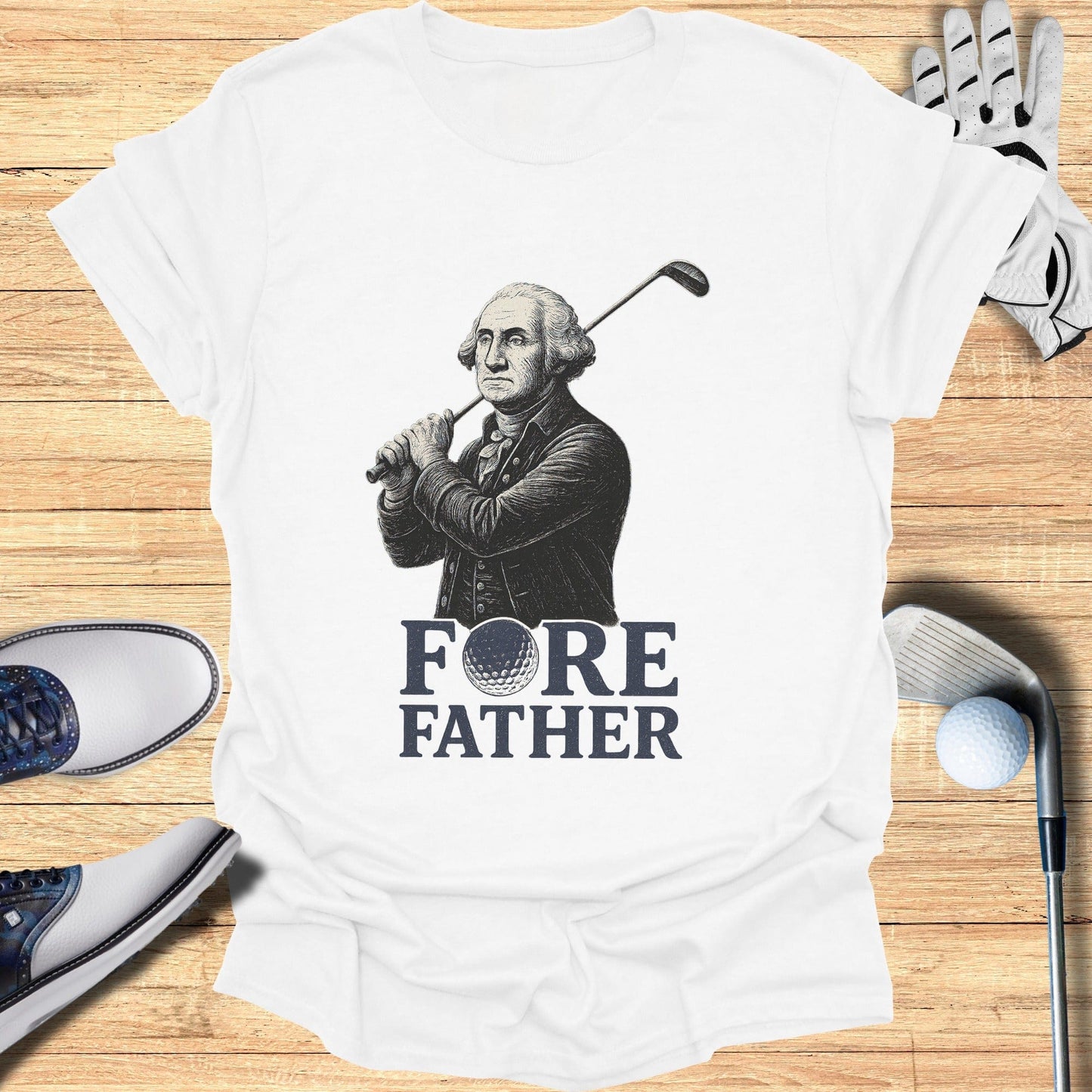 Fore Father T-Shirt - Funny Golf Tee by Swing Epic
