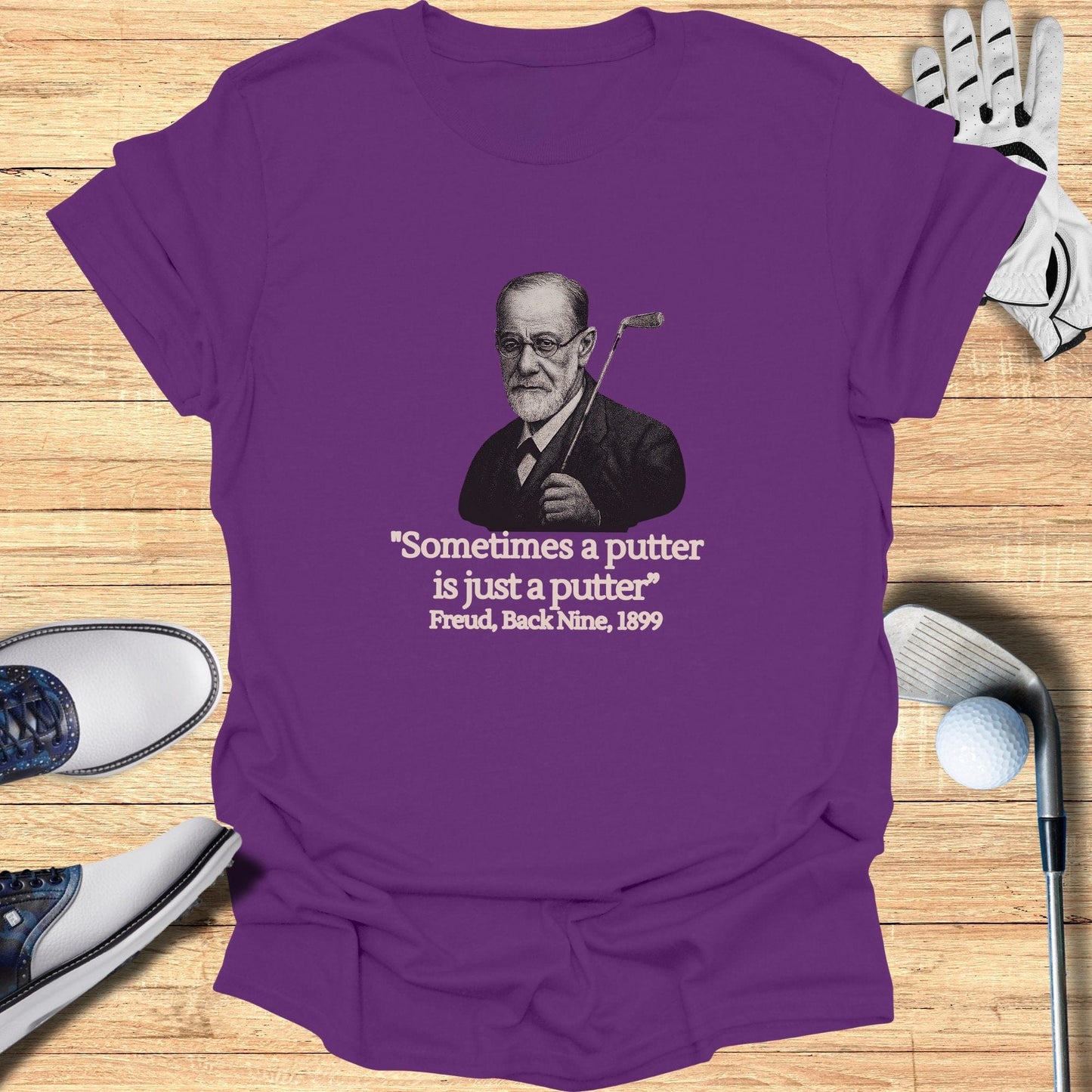 Sometimes A putter T-Shirt - Funny Golf Tee by Swing Epic