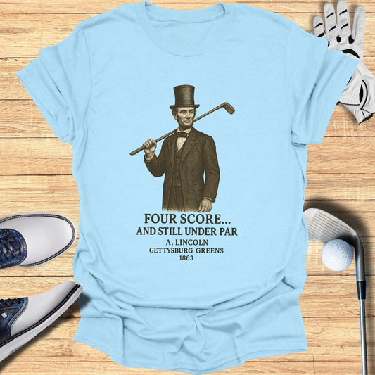 Four Score T-Shirt - Funny Golf Tee by Swing Epic
