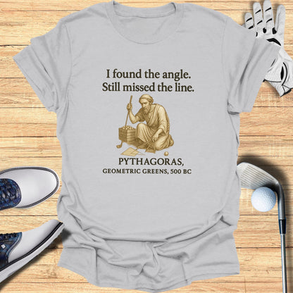 I Found The Angle T-Shirt - Funny Golf Tee by Swing Epic
