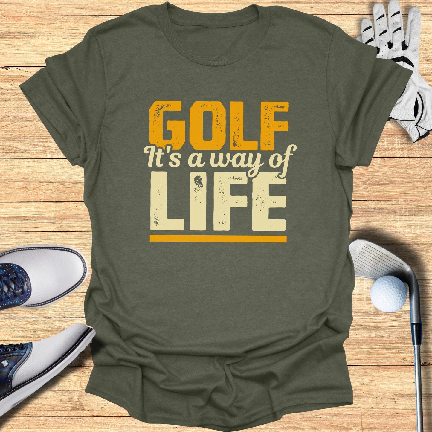 Golf It's a Way of Life T-Shirt - Funny Golf Tee by Swing Epic