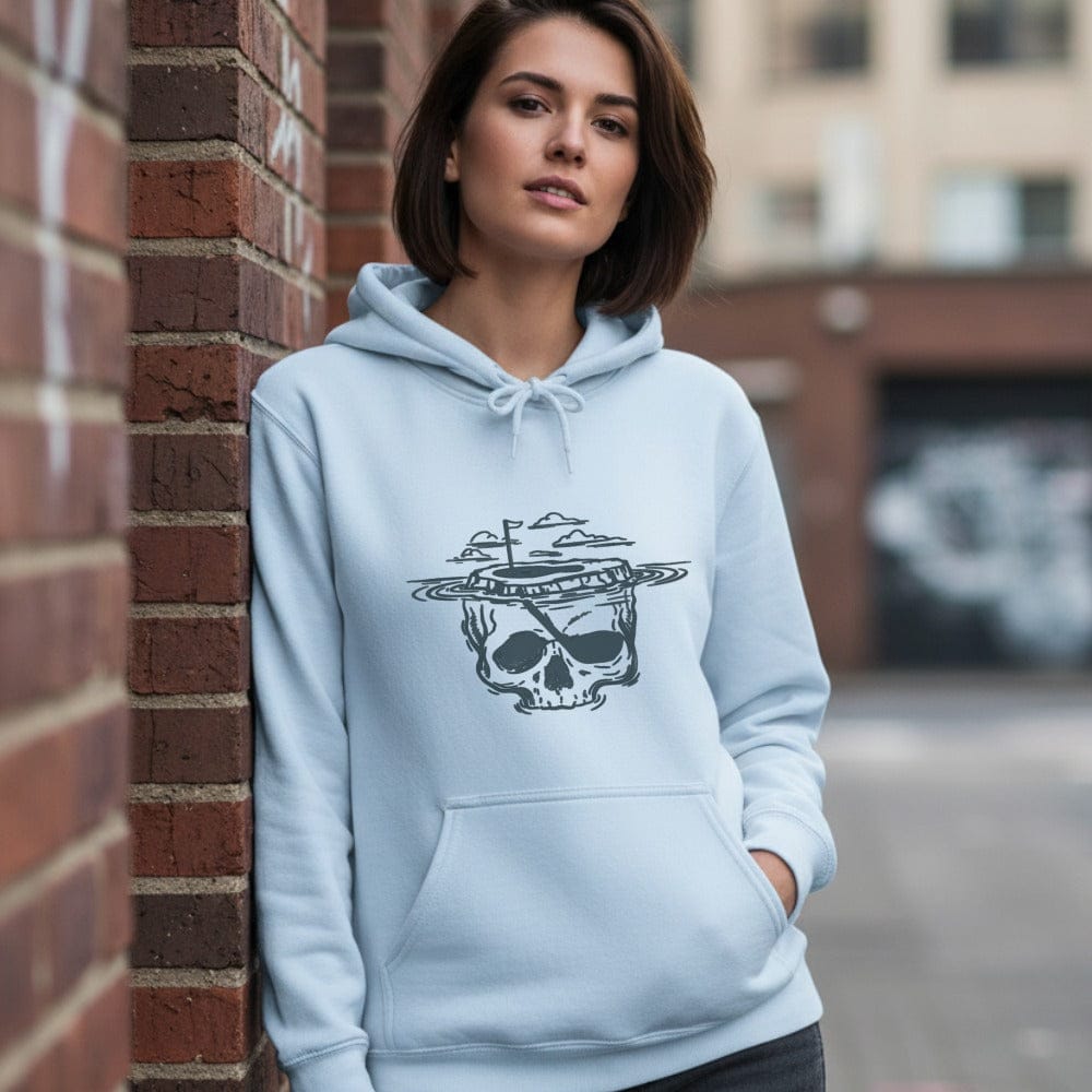 Edgy Streetwear Hoodie with Unique Skull Design