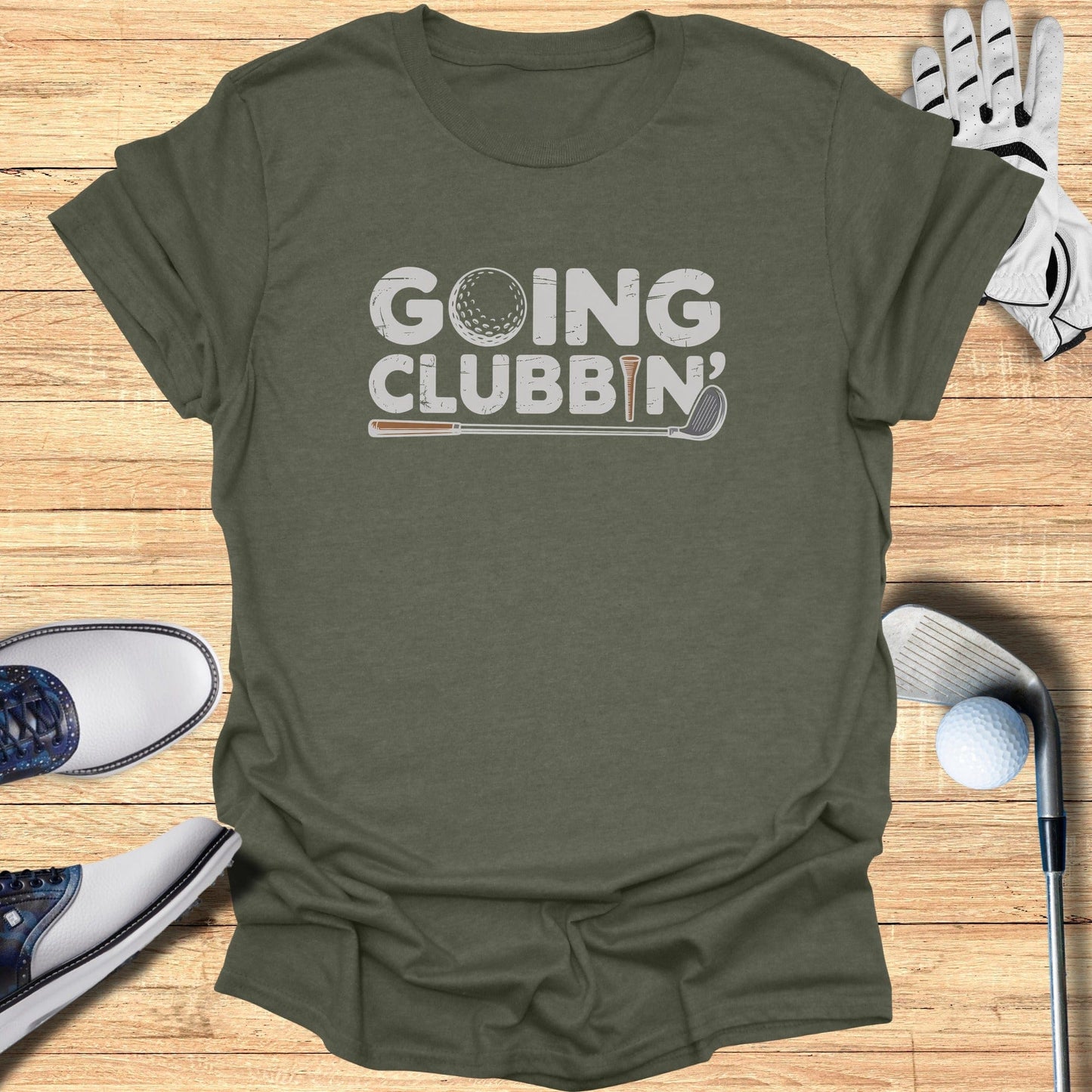 Going Clubbing T-Shirt - Funny Golf Tee by Swing Epic