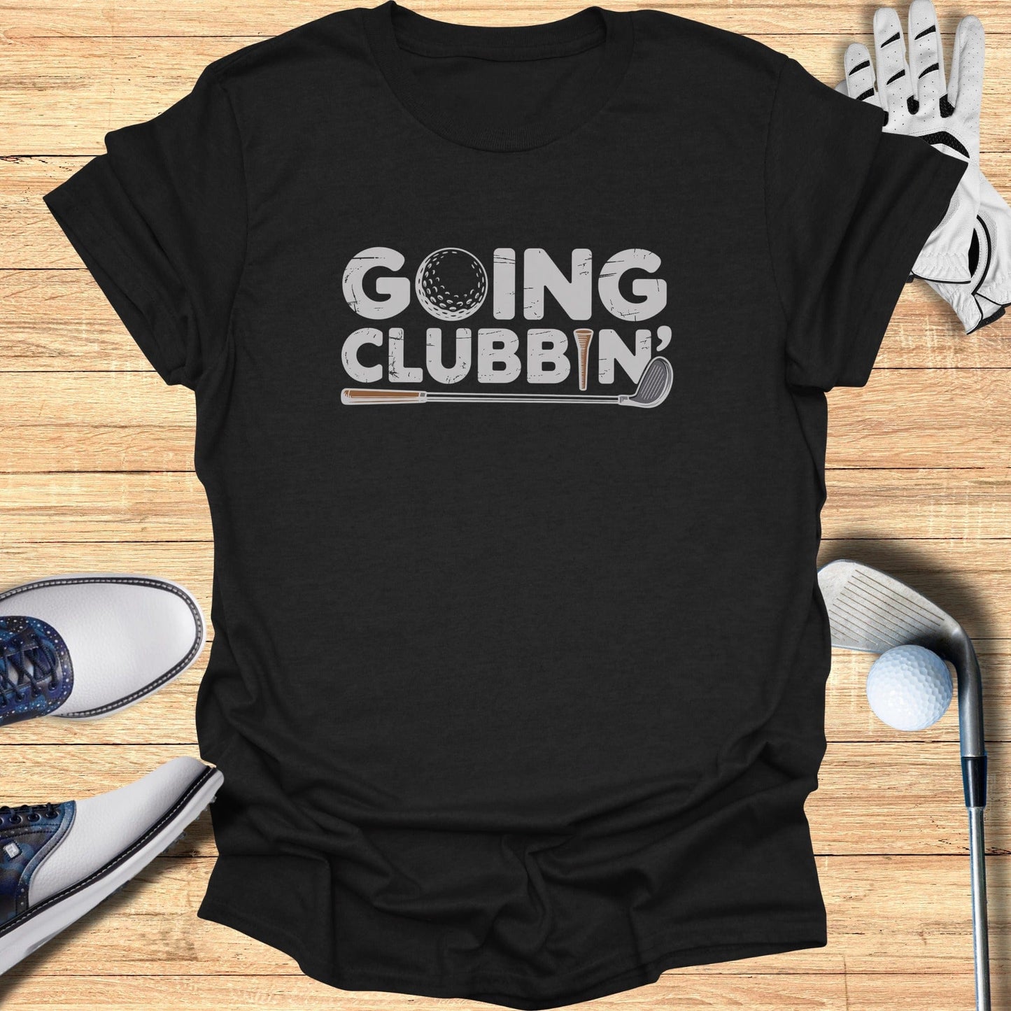 Going Clubbing T-Shirt - Funny Golf Tee by Swing Epic