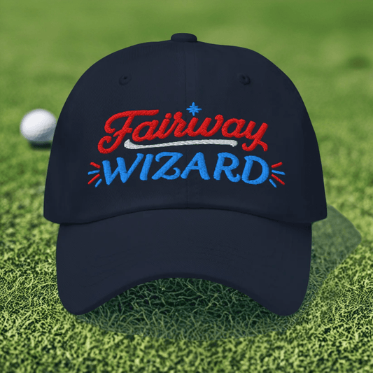 Fairway Wizard Embroidered Golf Cap - Funny Golf Tee by Swing Epic