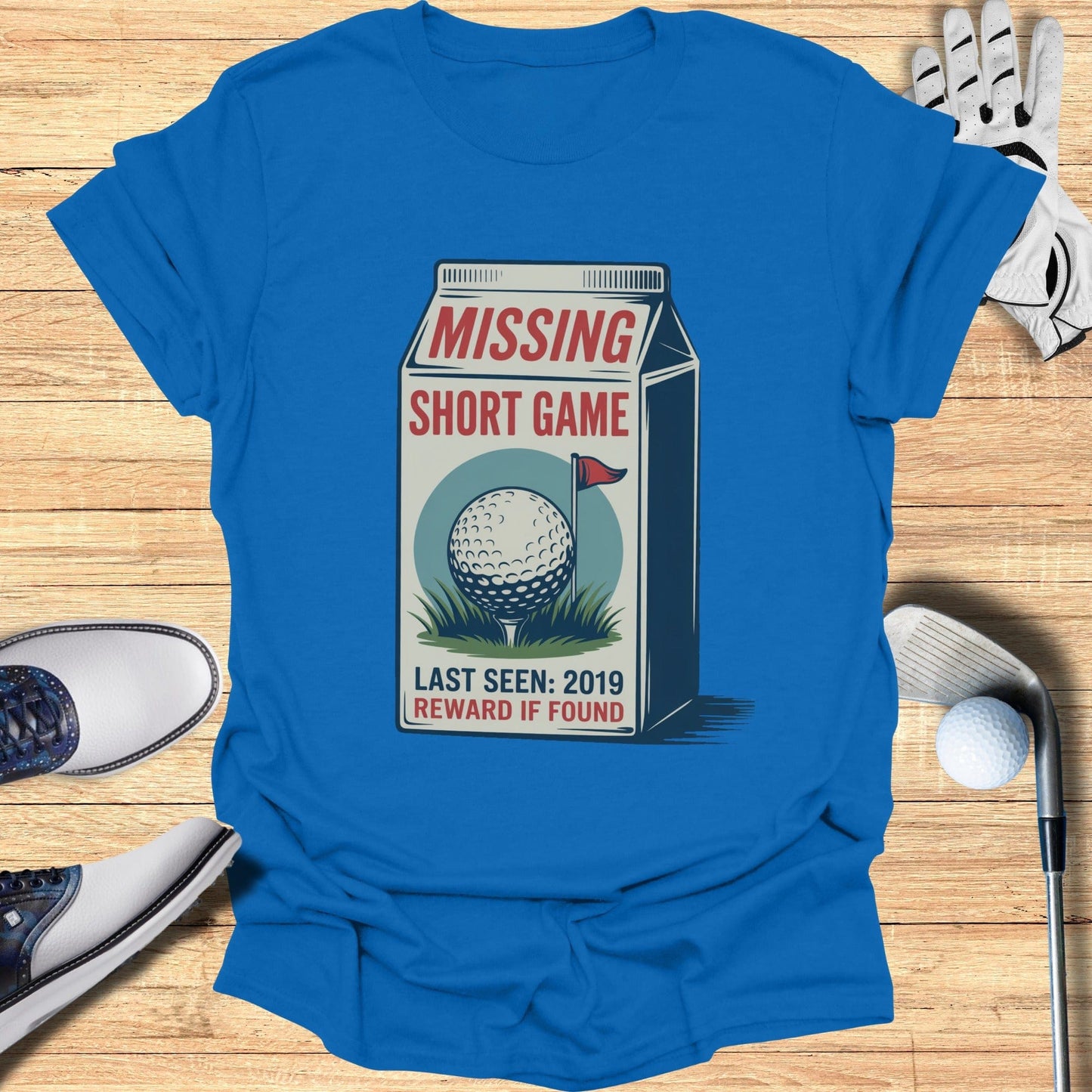 Missing Short Game T-Shirt - Funny Golf Tee by Swing Epic