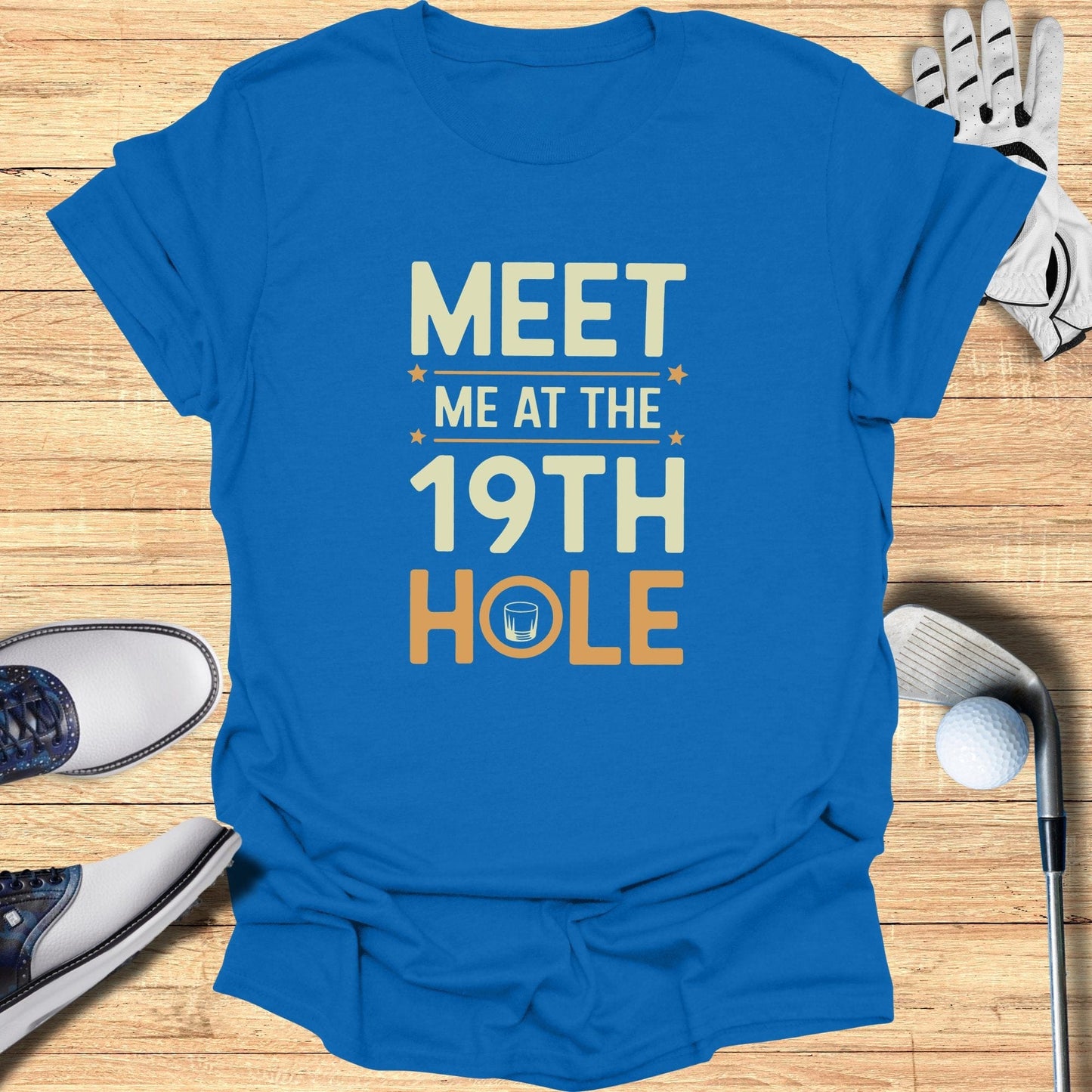 Meet Me At The 19th Hole T-Shirt - Funny Golf Tee by Swing Epic