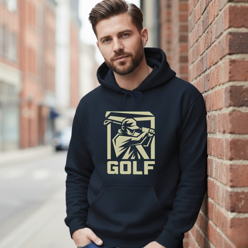 Stylish Hoodie with Bold Golf Graphic