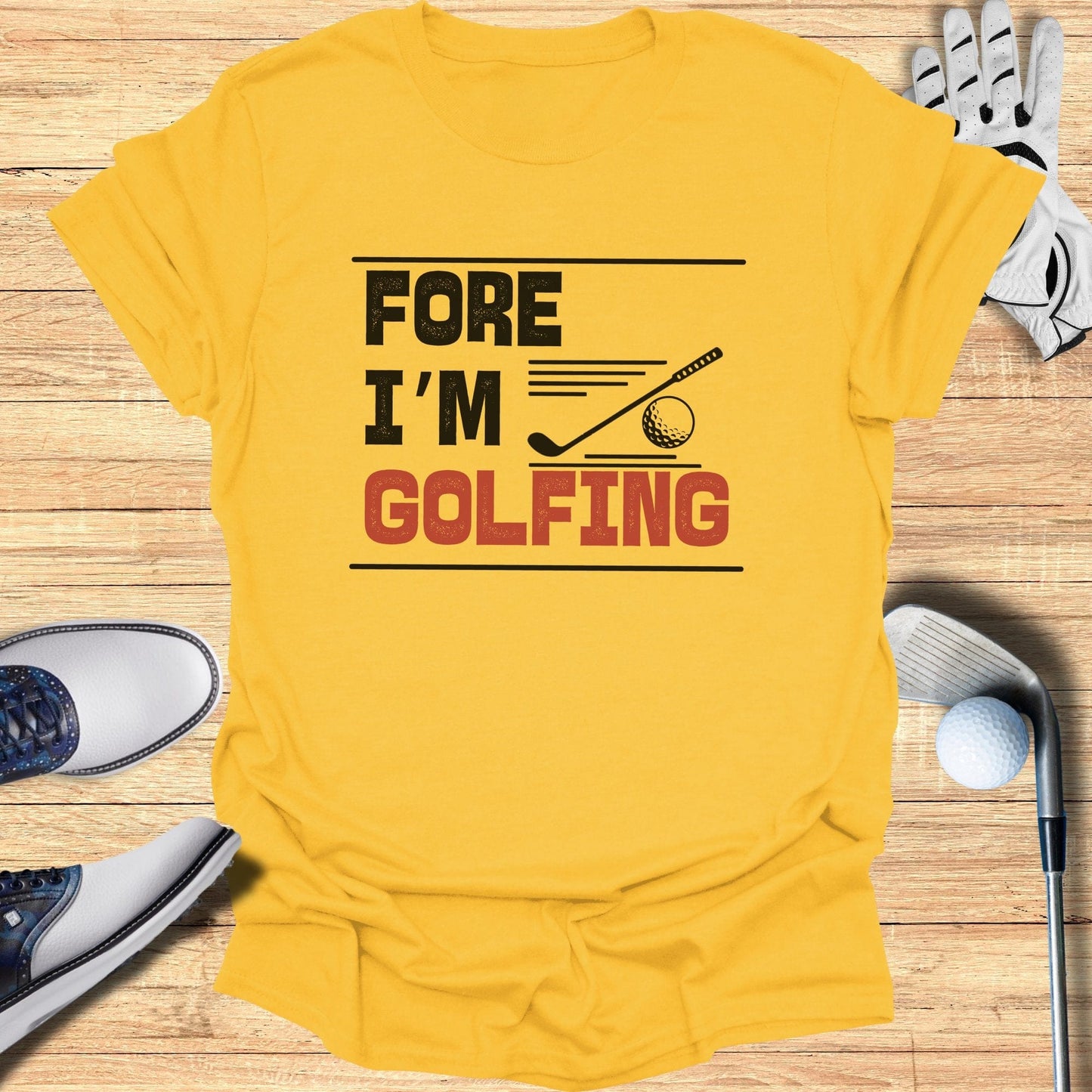 Fore I'm Golfing T-Shirt - Funny Golf Tee by Swing Epic