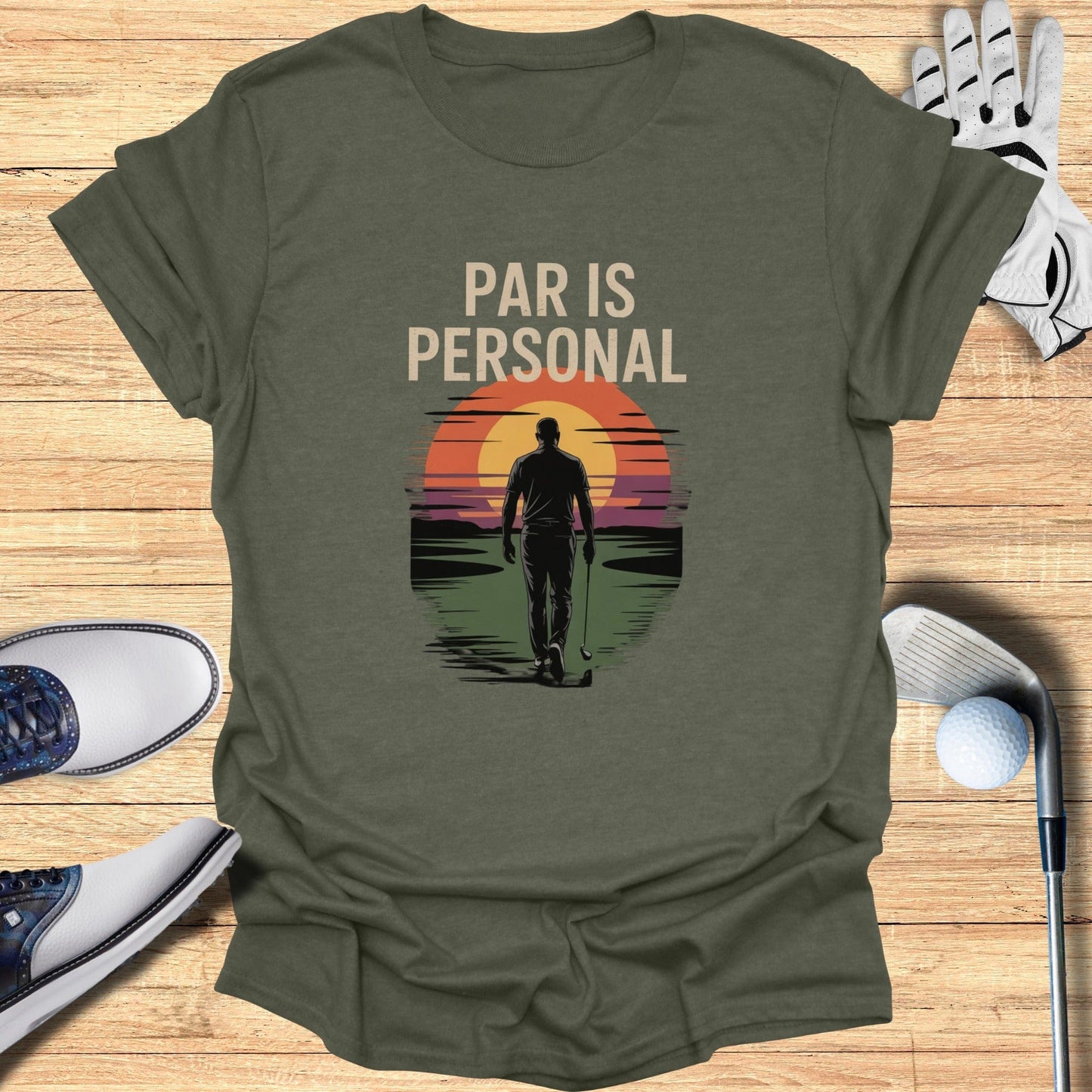 Par Is Personal T-Shirt - Funny Golf Tee by Swing Epic