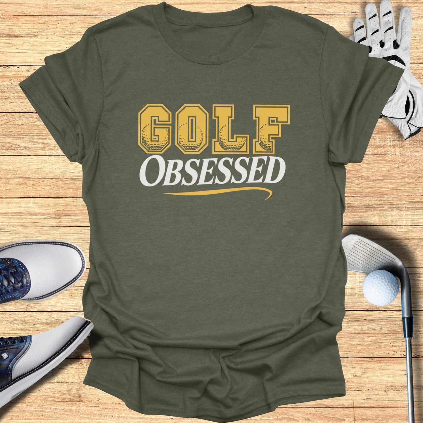 Golf Obsessed T-Shirt - Funny Golf Tee by Swing Epic