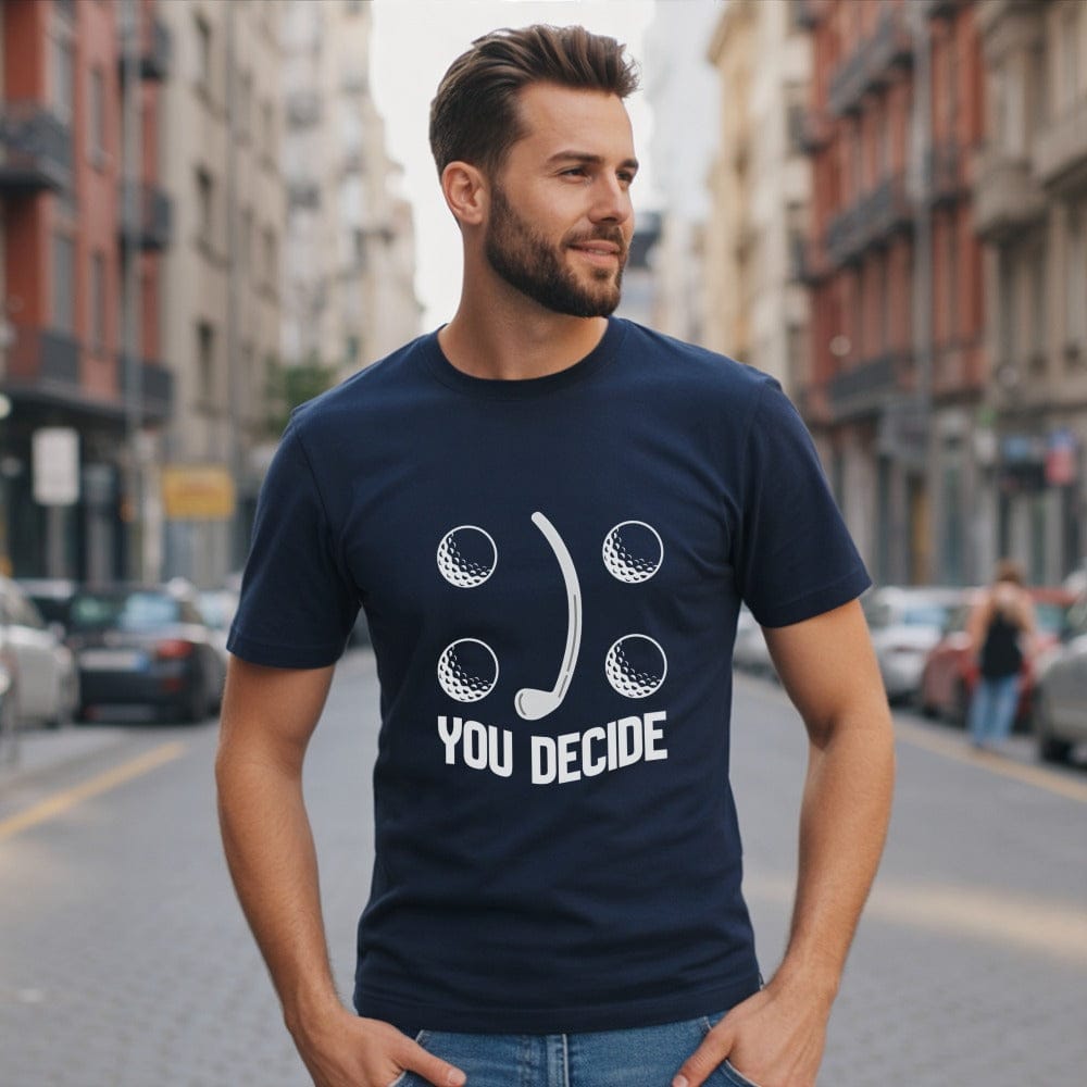 You Decide Golf Inspired T-shirt Design