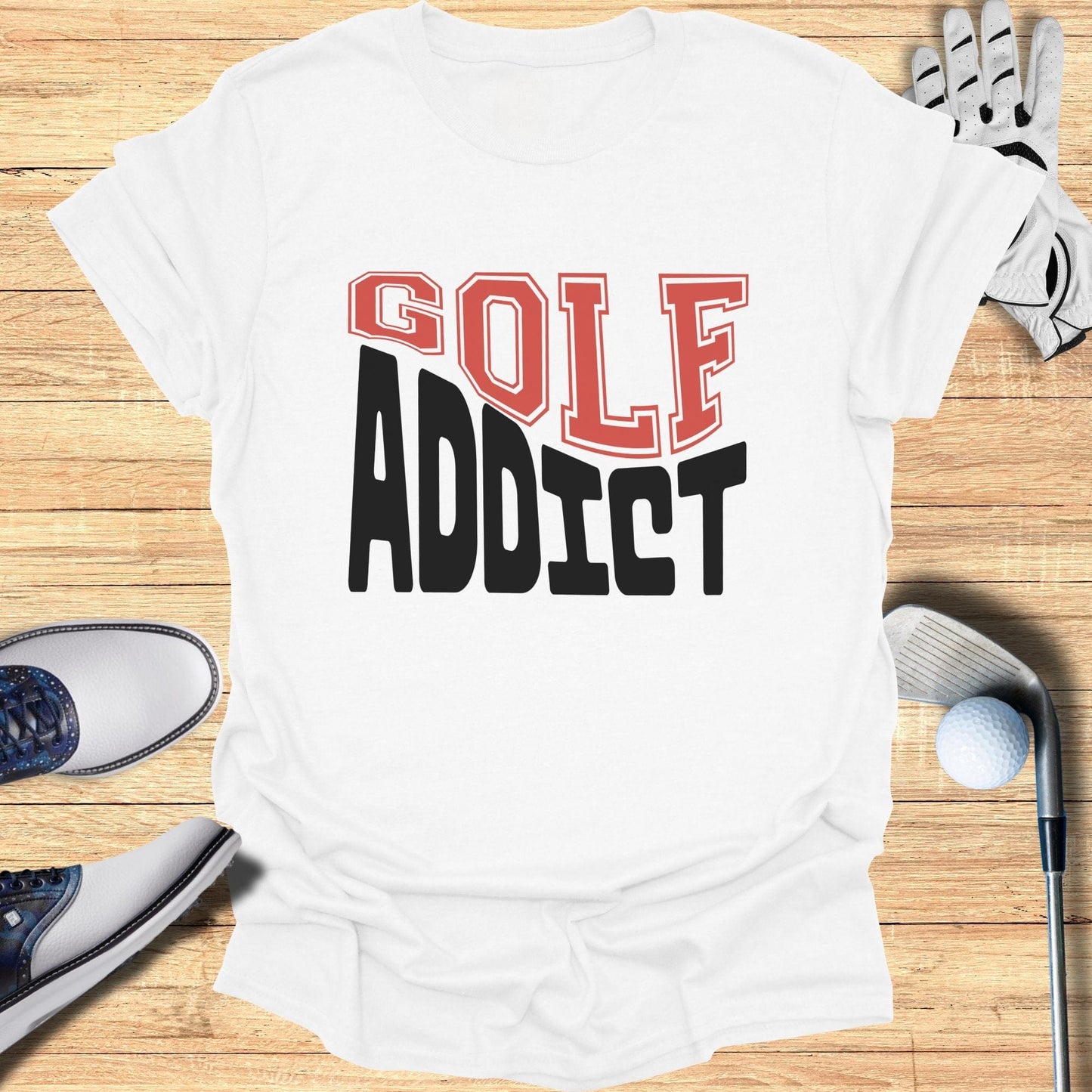 Golf Addict T-Shirt - Funny Golf Tee by Swing Epic