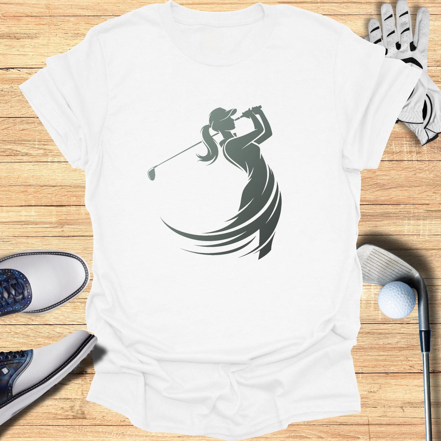 Swing Like a Woman T-Shirt - Funny Golf Tee by Swing Epic