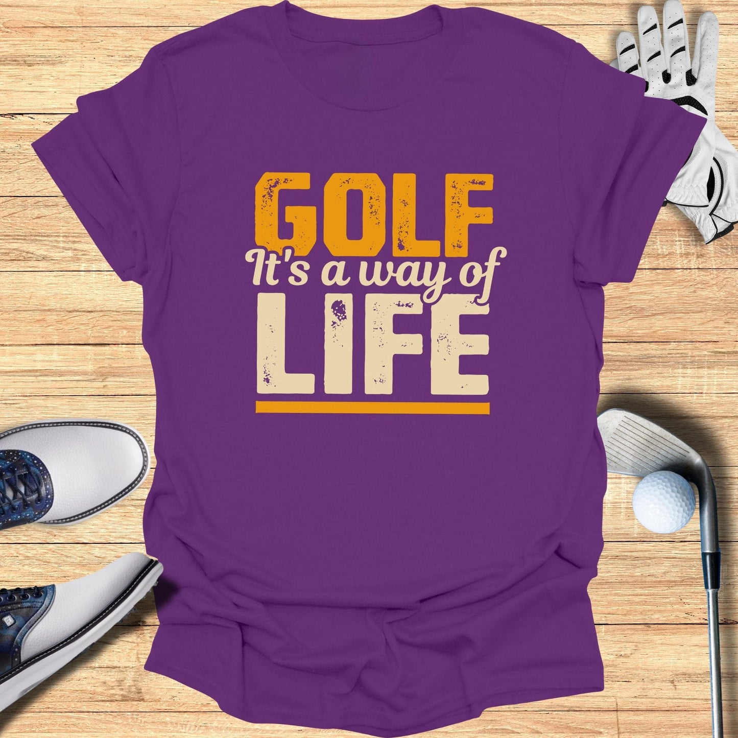 Golf It's a Way of Life T-Shirt - Funny Golf Tee by Swing Epic