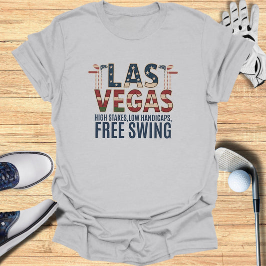 Last Vegas Golf T-Shirt - Funny Golf Tee by Swing Epic