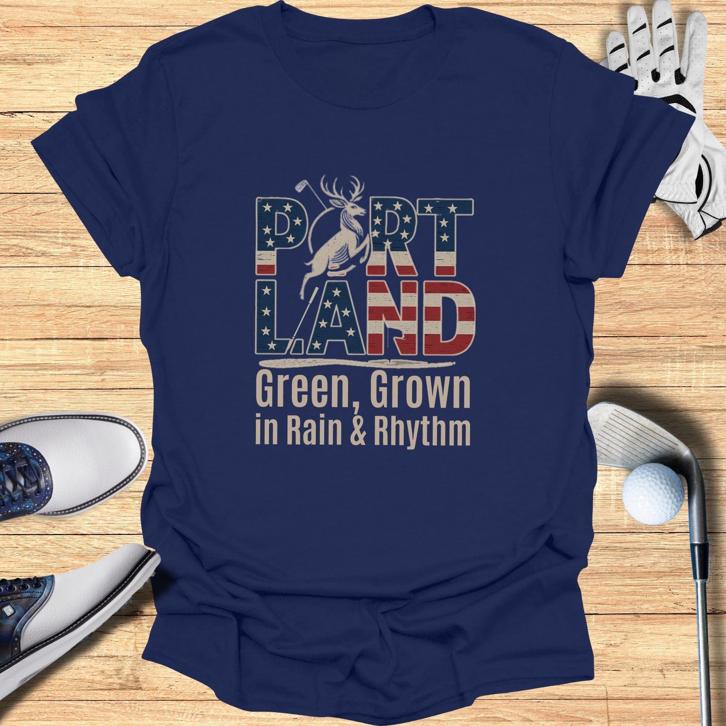 Portland Golf T-Shirt - Funny Golf Tee by Swing Epic