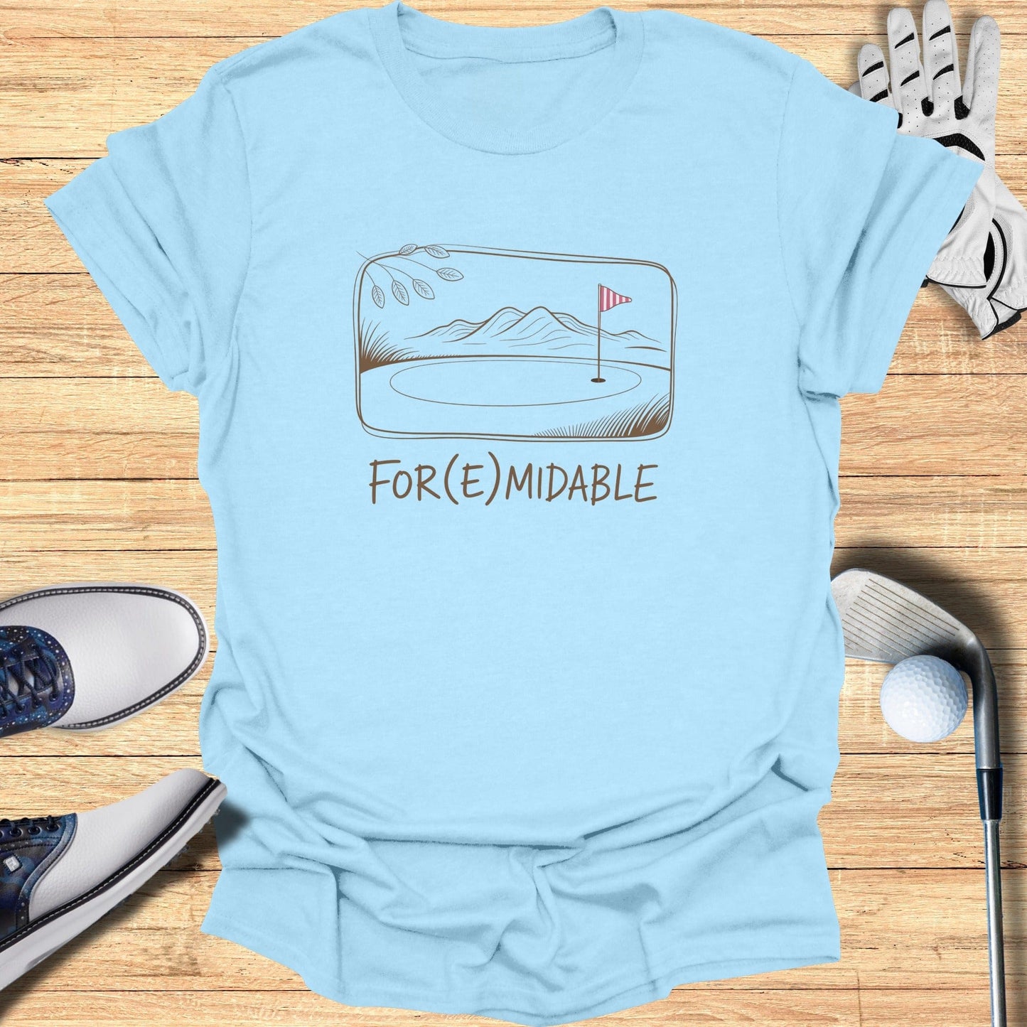 Fore-midable T-Shirt - Funny Golf Tee by Swing Epic