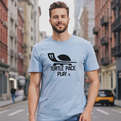 Turtle Pace Play Unique Casual Graphic Tee