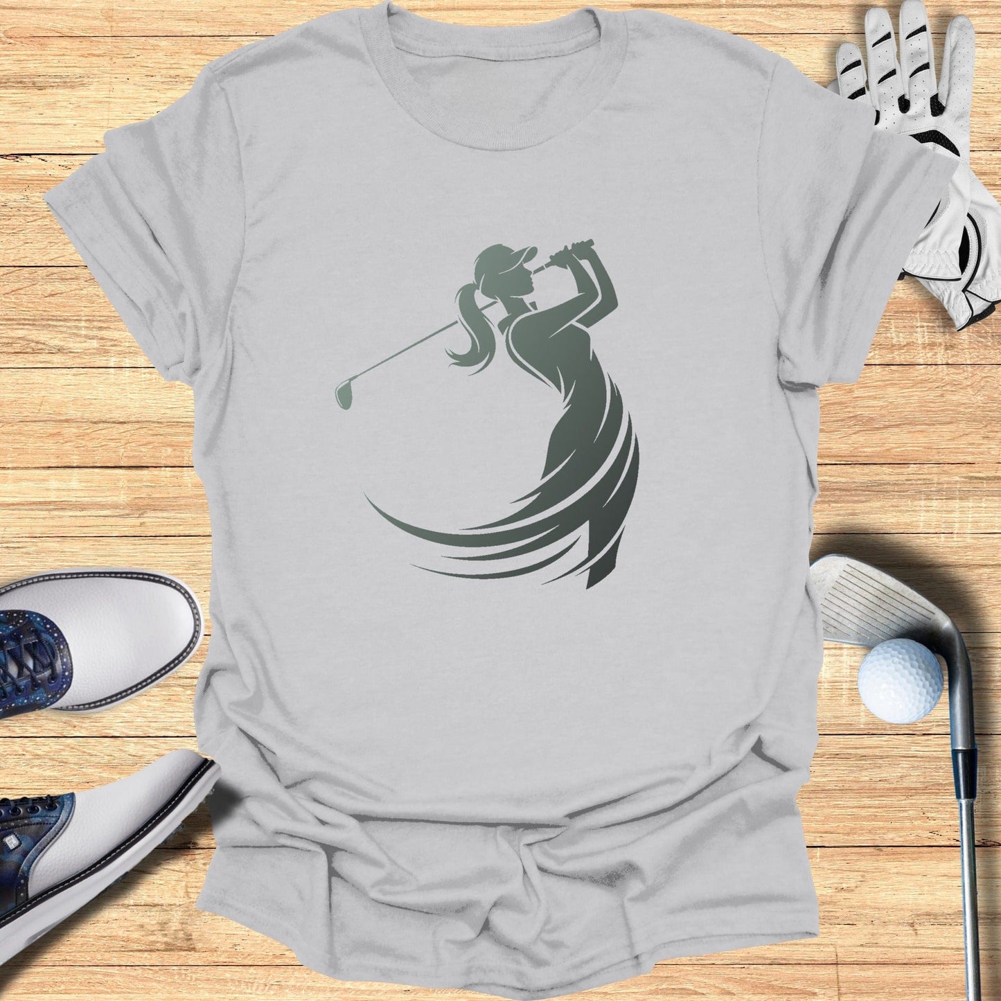 Swing Like a Woman T-Shirt - Funny Golf Tee by Swing Epic
