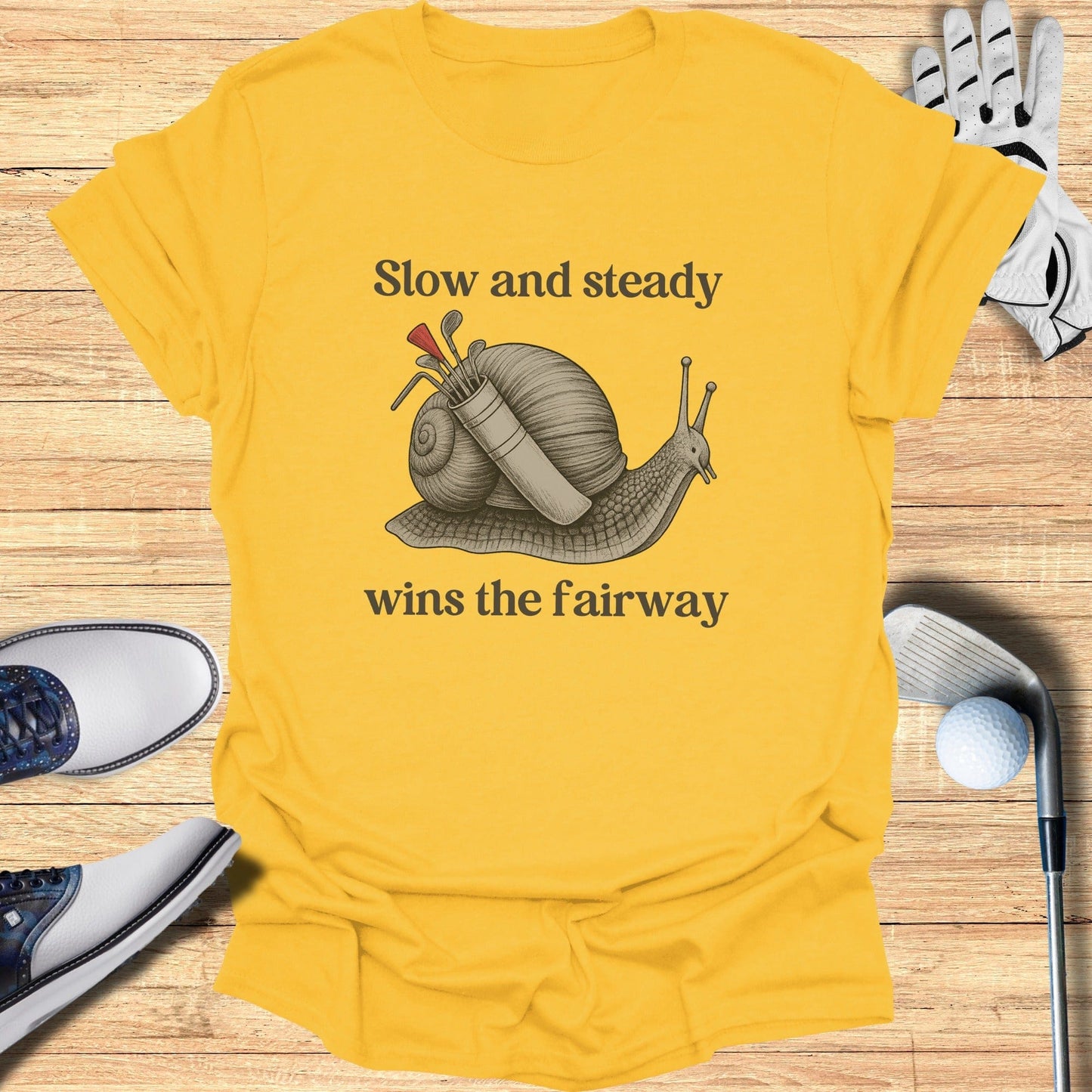 Slow and Steady Fairway T-Shirt - Funny Golf Tee by Swing Epic