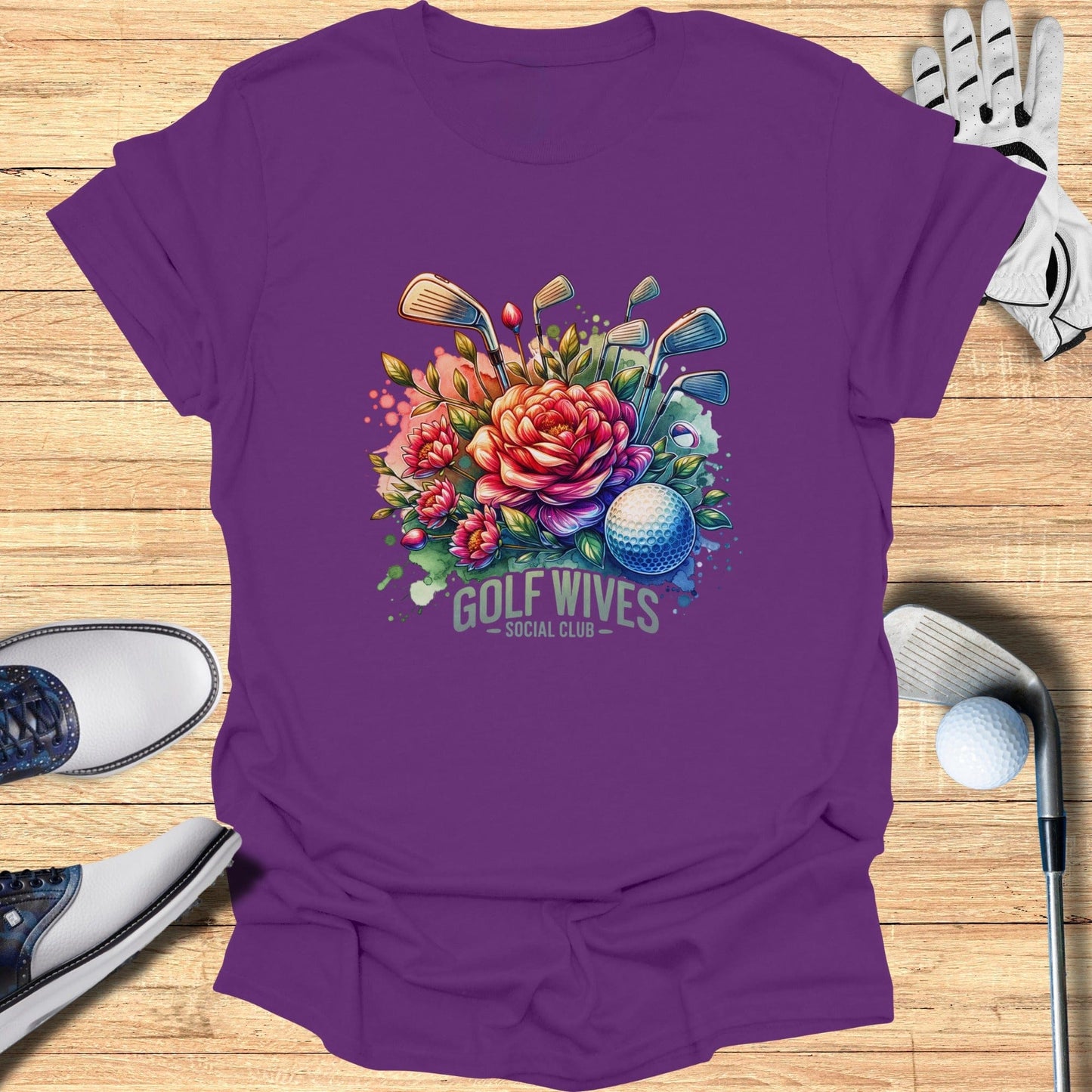 Golf Wives Social Club T-Shirt - Funny Golf Tee by Swing Epic