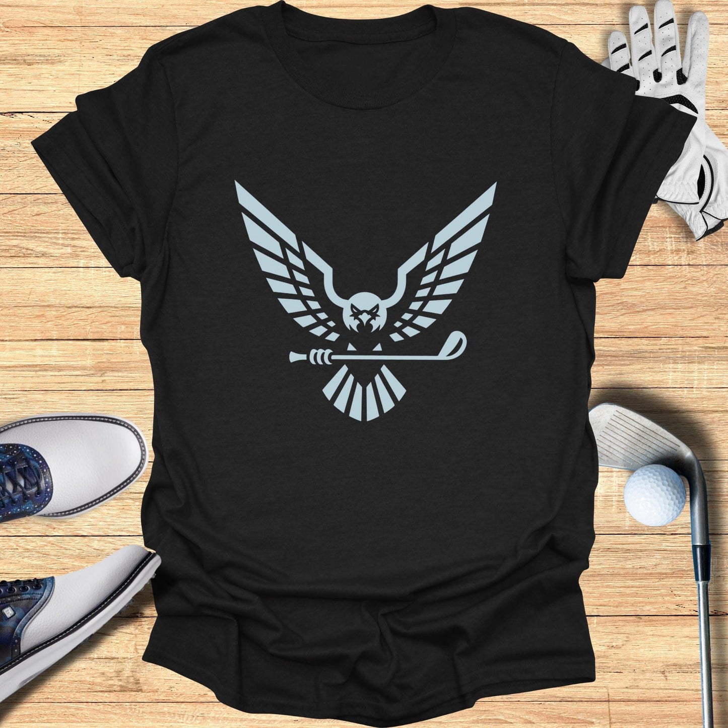 Eagle Graphic Design Golf T-Shirt Gift Item For Golfers