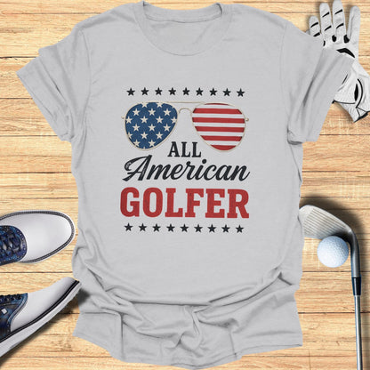 All American Golfer T-Shirt - Funny Golf Tee by Swing Epic