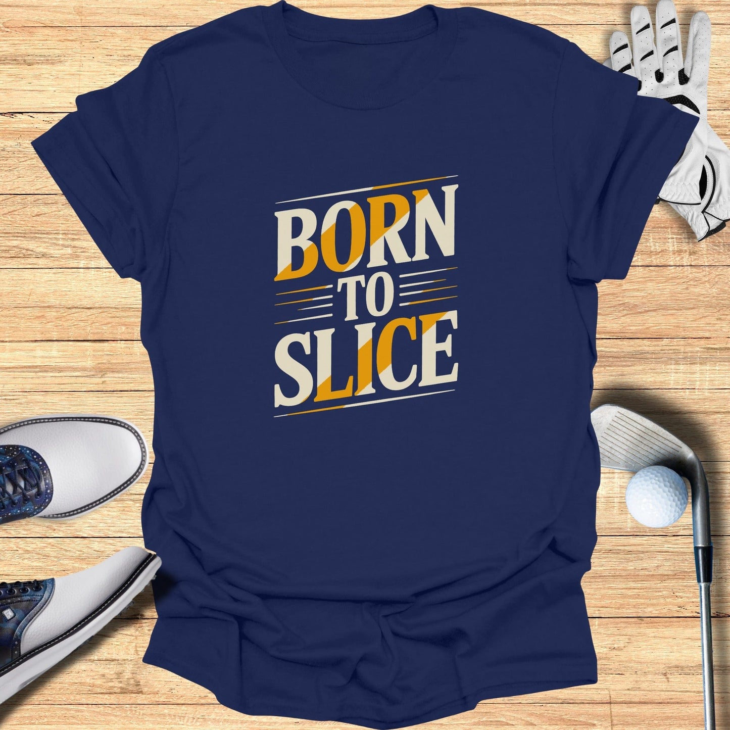 Born To Slice T-Shirt - Funny Golf Tee by Swing Epic