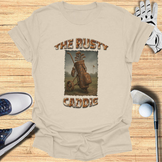 The Rusty Caddie T-Shirt - Funny Golf Tee by Swing Epic